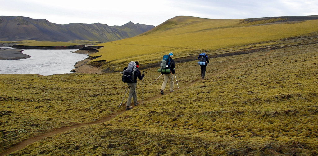 Wandern im Hochland von Island