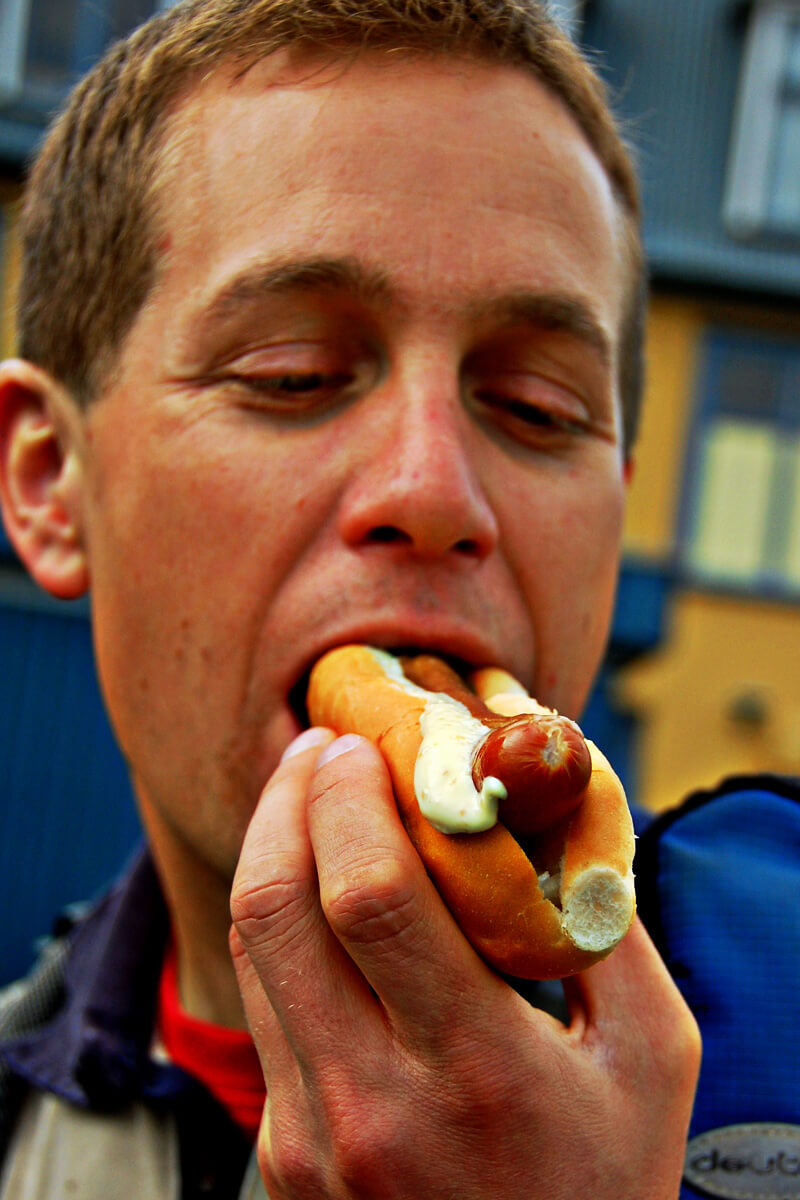 Hot Dog in Reykjavík