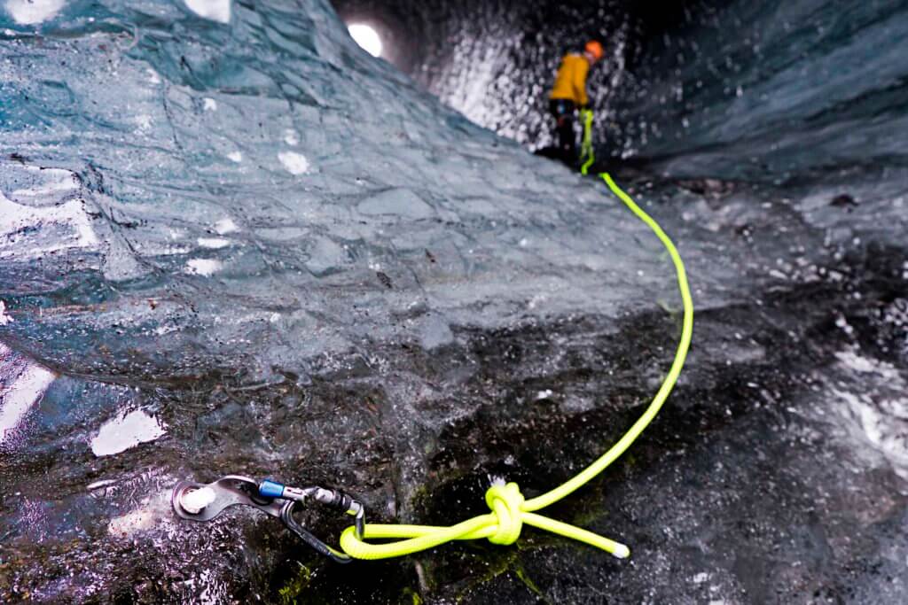 Island Gletscherhöhle Sicherheit
